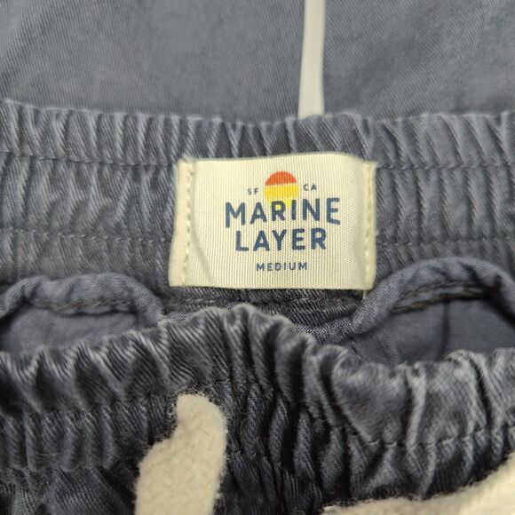 Marine Layer Jogger Pants Mens Medium Black Saturday Slim Fit Huckberry Casual - Picture 4 of 7